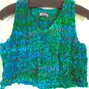 Designer sweater vest